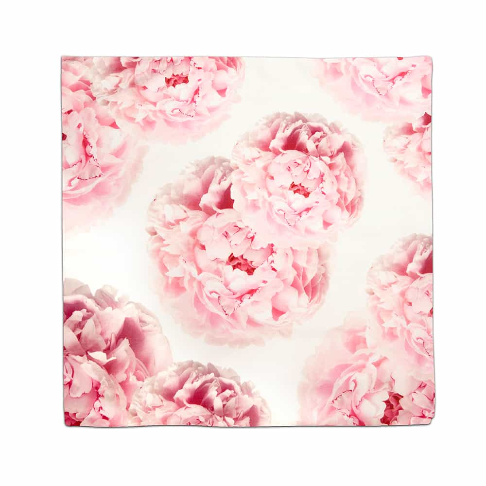 Pink Peony Dining Table Large Dinner Napkins 24 x 24 inch Set of 6 Indian Cotton  Fabric Off White Cloth Napkins - Buy Pink Peony Dining Table Large Dinner Napkins  24 x