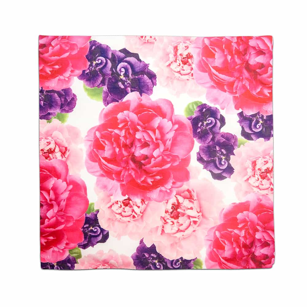 Pink Peony Dining Table Large Dinner Napkins 24 x 24 inch Set of 6 Indian Cotton  Fabric Off White Cloth Napkins - Buy Pink Peony Dining Table Large Dinner Napkins  24 x